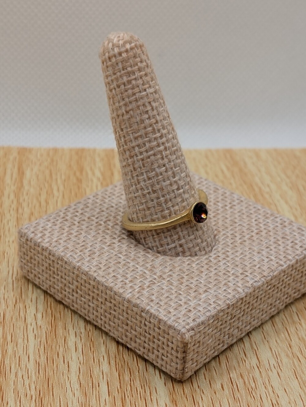 Matte Gold Ring - Picture 3 of 5